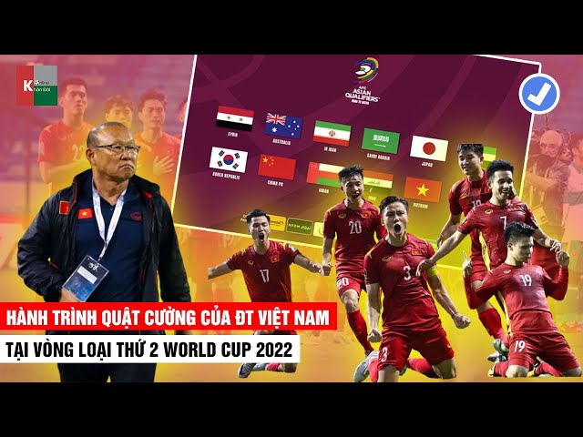 NHÌN LẠI HÀNH TRÌNH LỊCH SỬ CỦA ĐT VIỆT NAM TẠI VÒNG LOẠI THỨ 2 WORLD CUP 2022 | Khán Đài Online