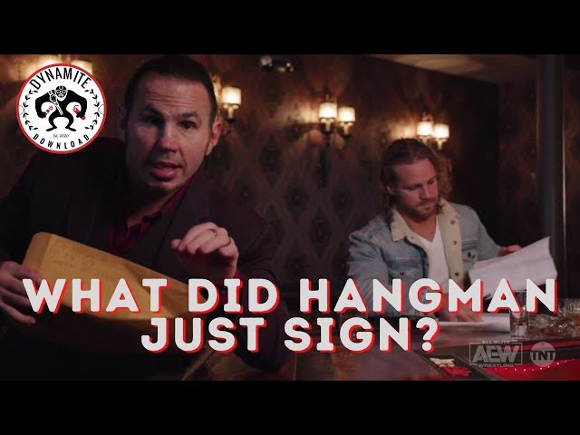 What did Big Money Matt Hardy get Hangman Adam Page to sign?? | AEW Dynamite 2/10/21