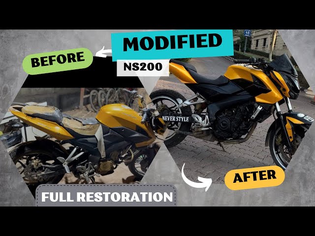 The Ns 200: From Stock to Stunning || Ns 200 Modified