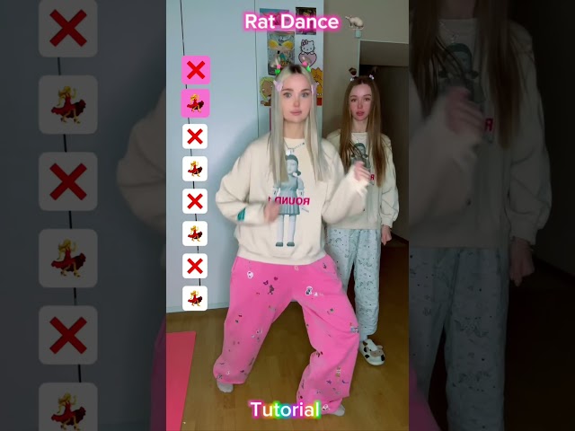 Rat Dance 🐀 dance tutorial 💃 by Mimikliffi & Innkastar 🦋