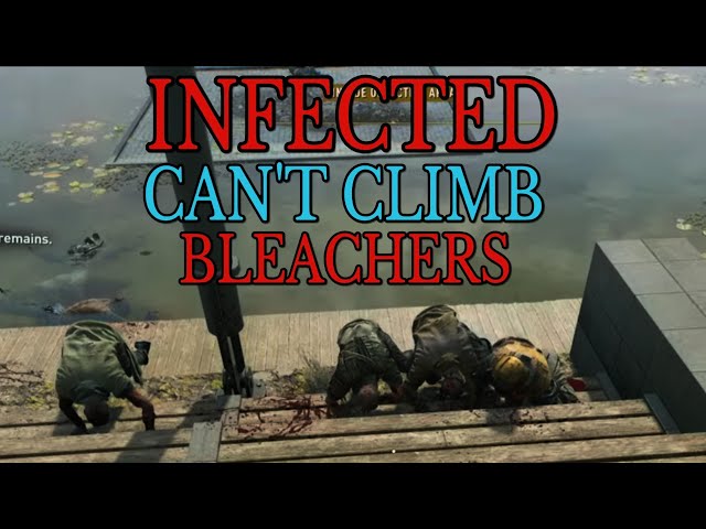 Infected can't climb bleachers - Dying Light 2