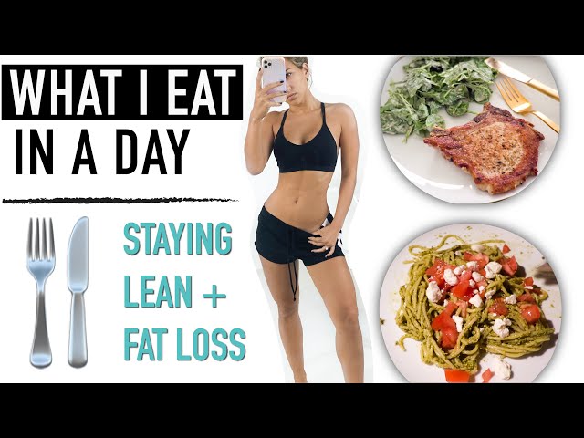 What I eat in a day to LOSE FAT + STAY LEAN - Vicky Justiz