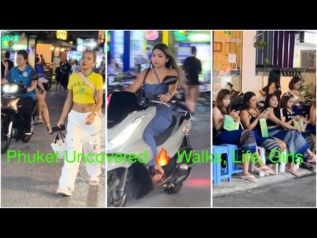 Night in Bangla June 2024 Real Phuket Uncovered [4K] Walks Life Girls Uncensored #bangla #thailand