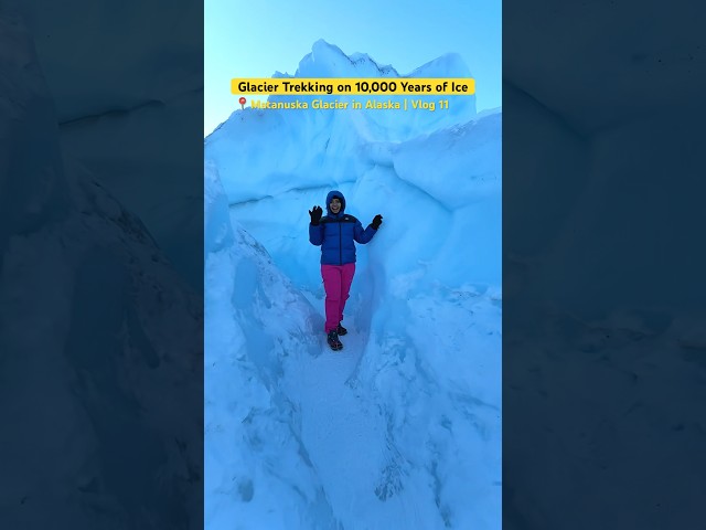 Trekking on 10,000-Year-Old Ice: Matanuska Glacier Adventure in Alaska Vlog 11