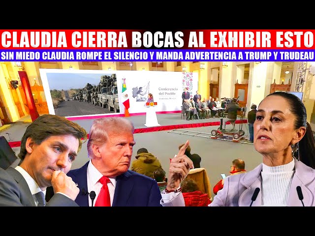 MIRA:SE CALIENTA LA MAÑANERA, CLAUDIA EXHIBE ESTO, FALTANDO DIAS PARA TOMA DE POSESION DE TRUMP