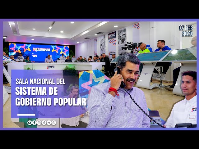 Nicolás Maduro | Sala Nacional del Sistema de Gobierno Popular