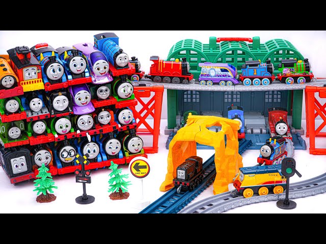 Thomas & Friends Track Toys Collection ASMR | Thomas & Friends Knapford Station Track & Train Set