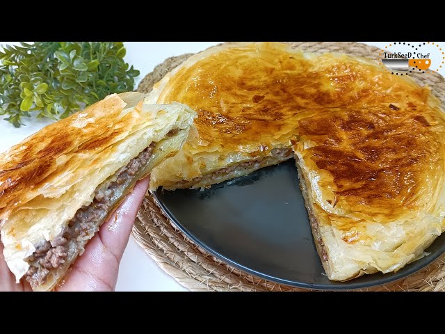 Skillet Stuffed Turkish Borek (Quick and Easy Recipe)