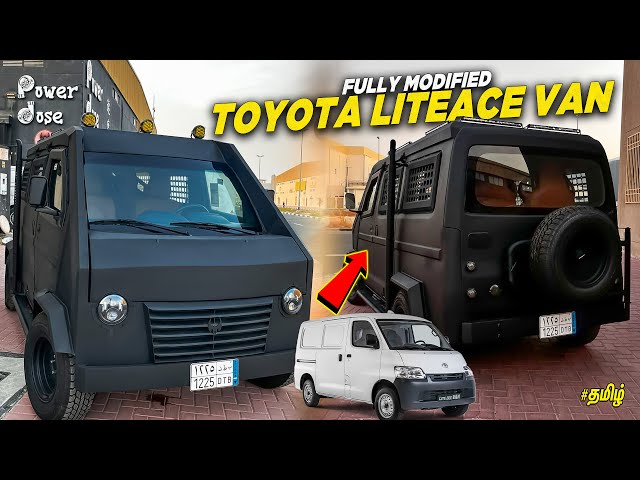 😨 Fully Modified Toyota Liteace Van | Van Modification Tamil | #toyota #toyotavan #tamil