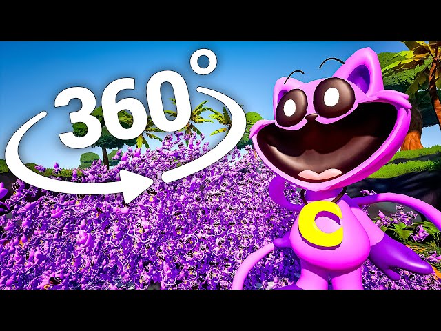 СATNAP 50,000 TIMES! 360° video | VR / 4K | ( Poppy PlayTime 3 Animation )