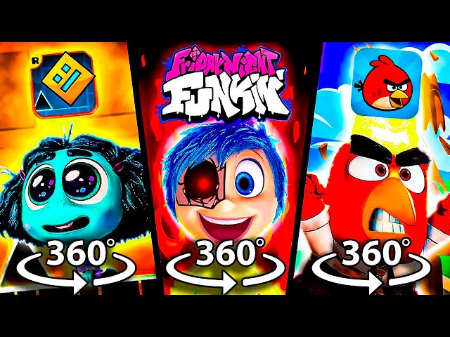 360º VR Inside Out 2 but Popular Mobile Games