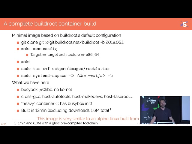 Buildroot : Using embedded tools to build container images