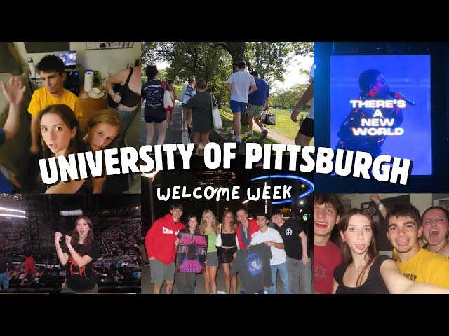 welcome week vlog | University of Pittsburgh