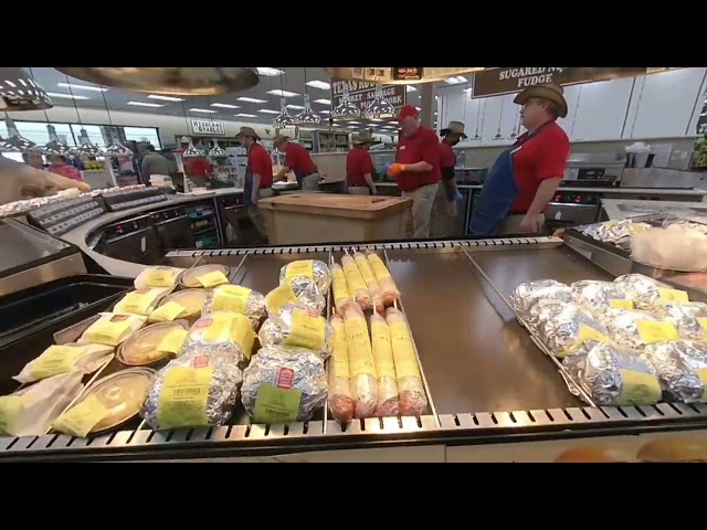 Buc-ees Kentucky food area VR 3D 180