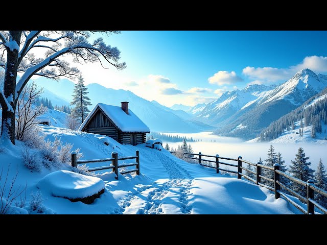 Fantasic Winter January with Soft Soothing Piano Music❄️Music Therapy to Relieve Worry and Anxiety