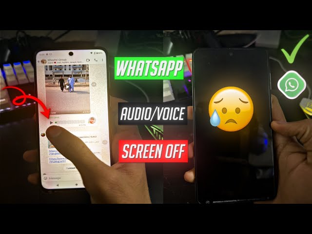 FIX WhatsApp Voice Message Problem In 1 Minute With SCREEN OFF Solution