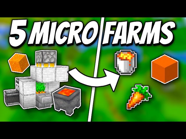 5 Micro Farms YOU NEED in Minecraft 1.20