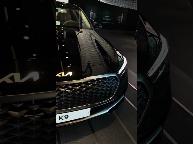 Kia I The K9 Platinum AWD I Aurora Black Pearl Exterior P1 #kiak9