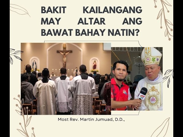 Mga Katoliko hinihayat ng Obispo na maglaan ng altar sa kanilang tahanan.