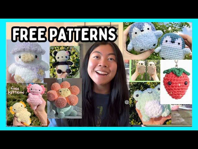 15 easy crochet project ideas for beginners with free patterns (crochet plushies)