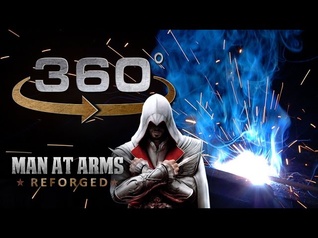 Welding The Sword of Altair in 360° - Assassin's Creed - MAN AT ARMS: REFORGED