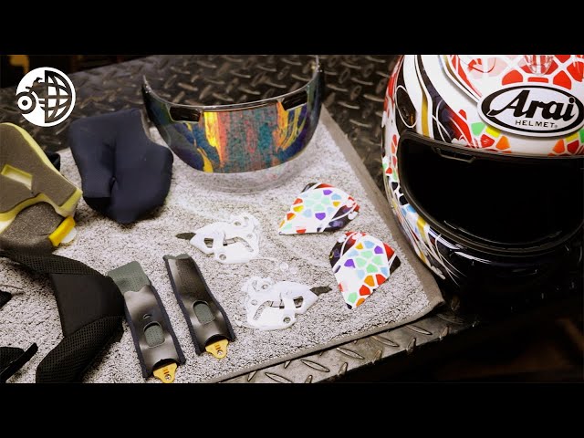 How to clean your Arai helmet / @motogeo Gear