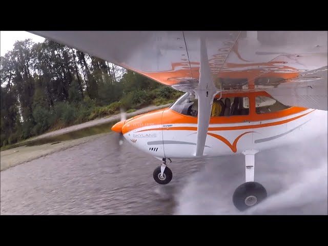 Airplane Action! Mud, Snow ,Big Rocks, Water and Tight landings