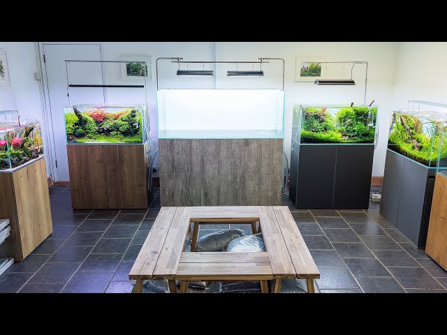 Aquascaping Showroom Update Tour, New Scapes + Aquascaper 1500 Re-Scape!