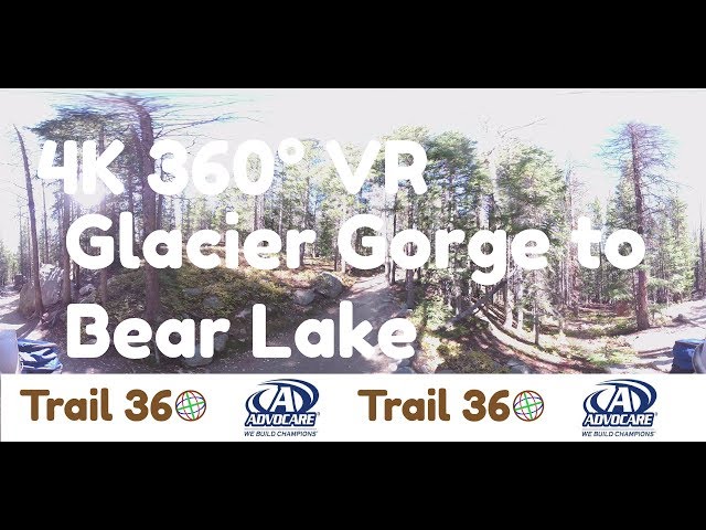 Glacier Gorge Trailhead to Bear Lake Trailhead Full-Trail 360