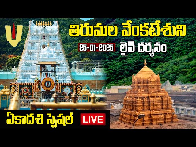 LIVE : ఏకాదశి తిరుమల వెంకటేశుని లైవ్ దర్శనం | Tirupati Tirumala Venkateswara Live Darshan