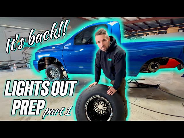 Cummins Lights Out Prep part 1: getting small tires and belly pans