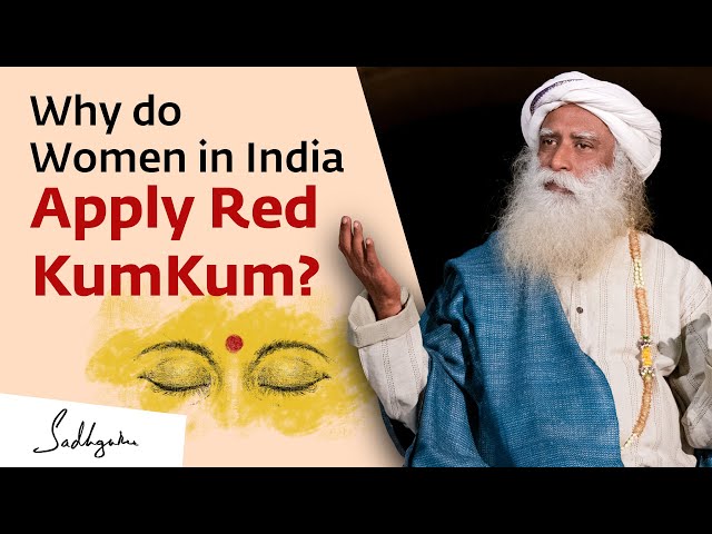 Why do Women in India Apply Red KumKum?