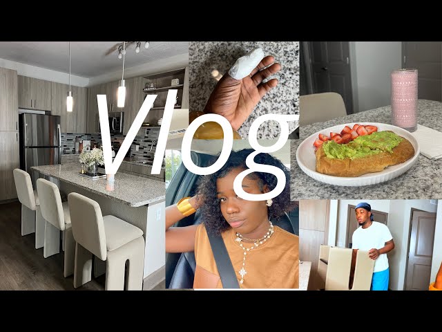 Vlog 2 jou nan lavi nou /mèble yo komanse vini / dwet mwen koupe 😭/ fè breakfast pou babe❤️