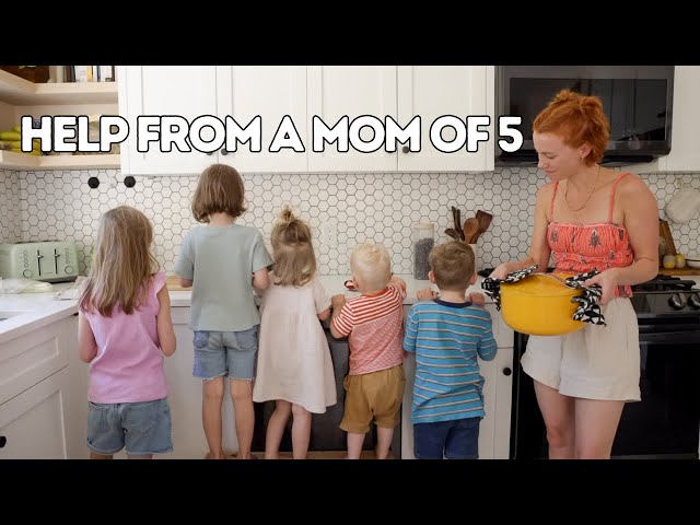 Practical Tips From A Mom Of 5 | homemaking hacks