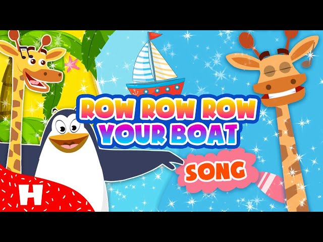 Row, Row, Row Your Boat | Rhymes & Kids Songs