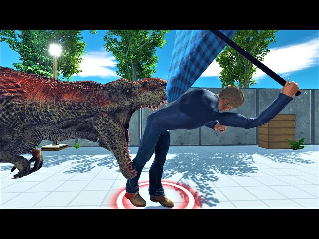 Jurassic world vs Gangsters. Who is stronger? | ARBS🦕