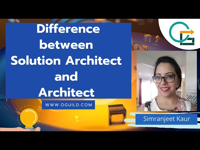 Difference between Solution Architect Role and Architect Role