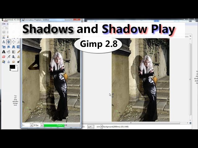 Shadows and Shadow Play with Gimp 2.8