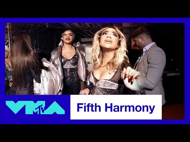 BTS of Fifth Harmony ft. Gucci Mane 360° Performance Of 'Down' & 'Angel' Medley | 2017 VMAs | MTV