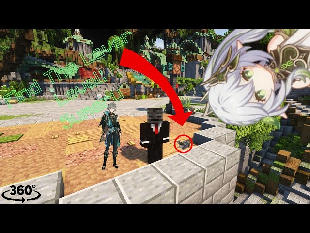 Minecraft Genshin Impact Find the Lever: Sumeru 360