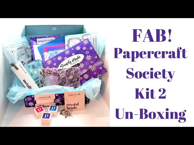 Take A Look Inside KIT 2 Of The Papercraft Society Box