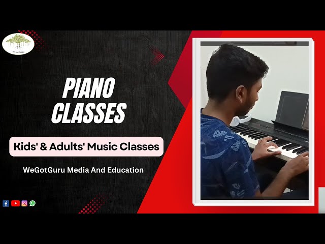 Piano Classes at WeGotGuru | Offline and Online Classes | Haraluru Road, Benagluru |