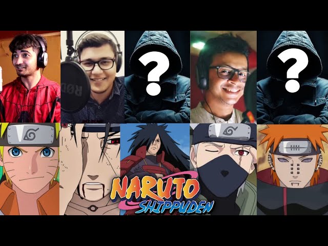 Naruto Shippuden Hindi Dubbing Artist || Perfect Voice for Naruto Hindi Dub || (Unofficial Cast)