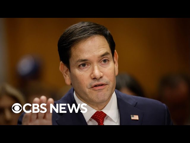 Senate unanimously confirms Marco Rubio as secretary of state