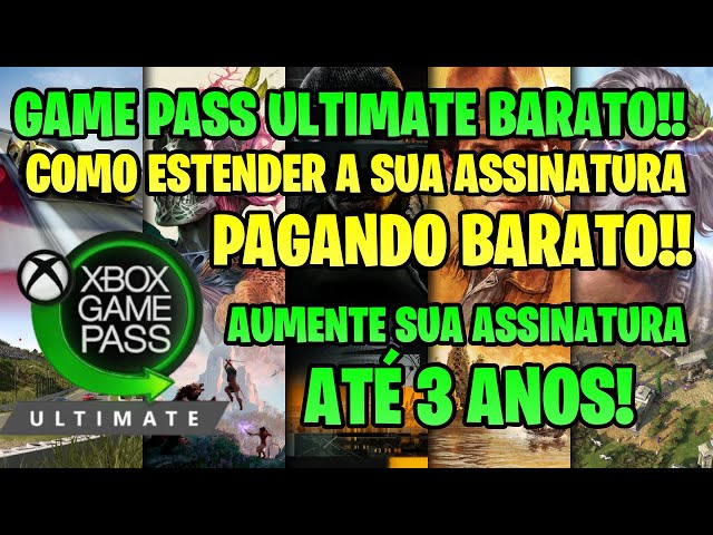 COMO ESTENDER A SUA ASSINATURA GAME PASS ULTIMATE PAGANDO BARATO! TENHA ATÉ 3 ANOS DE GAME PASS!