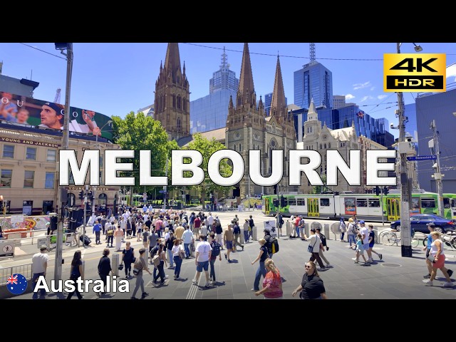 Melbourne - 4K Walking Tour | Melbourne CBD, Australia 🇦🇺 | January 2025 | 4K HDR