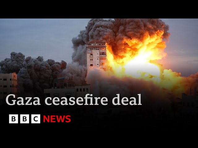 US says Israel and Hamas “on brink” of Gaza ceasefire deal | BBC News