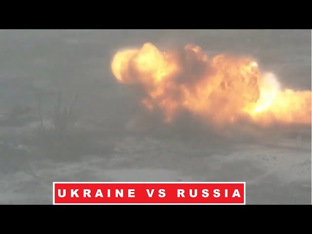 Ukraine Russia Special Military Operation, Ukrainian fields on fire Cam Footage