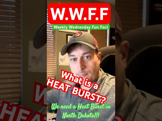 Erik with the Weekly Wednesday Fun Fact about the HEAT BURST phenomena. #weather #wintergolf