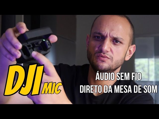 Como tirar o áudio da mesa de SOM sem fio - DJI MIC REVIEW